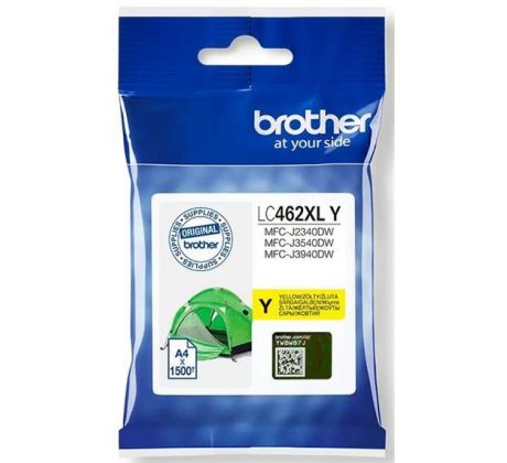 Kazeta BROTHER LC-462XL Yellow MFC-J2340DW/J3540DW/J3940DW (1500 str.)