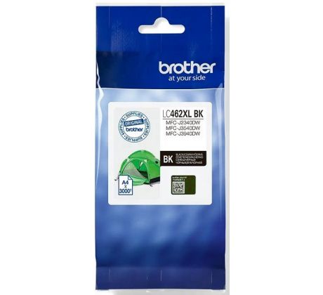 Kazeta BROTHER LC-462XL Black MFC-J2340DW/J3540DW/J3940DW (3000 str.)