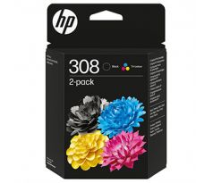 KAZETA HP 6L6S6UE 2-pack No.308 čierna farebná