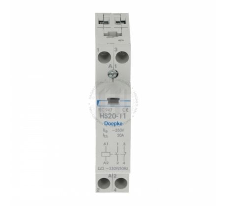 Stykač inštalačný HS 20-11 09980404 20A/230VAC 1M 1Z+1V