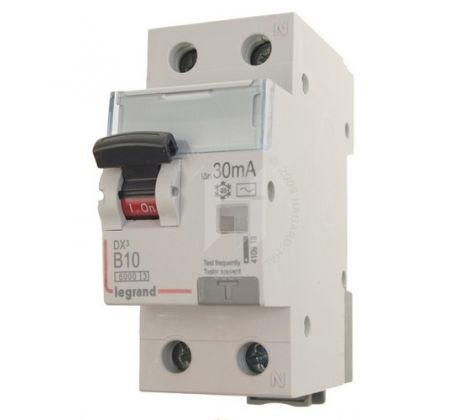 Chránič prúdový DX3 410921 16A/1N/30mA B 6kA AC kombi s ističom