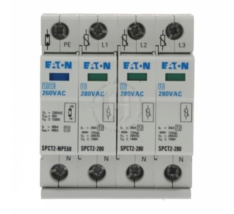 Zvodič prepätia SPCT2 167620 C 3P+NPE 280/40kA vymeniteľný modul