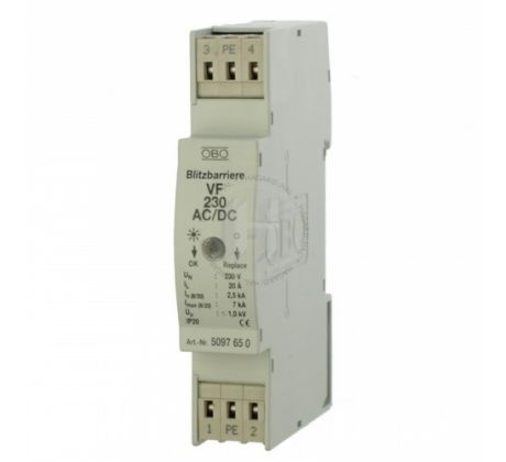 Zvodič prepätia 5097650 D 1P 255/7kA