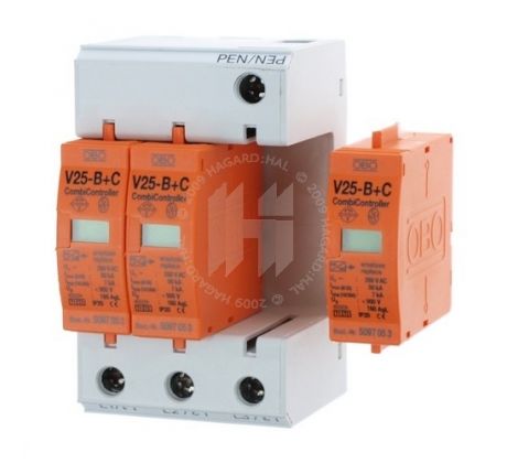 Zvodič prepätia 5094423 V25 B+C 3P 280/7kA vymeniteľný modul