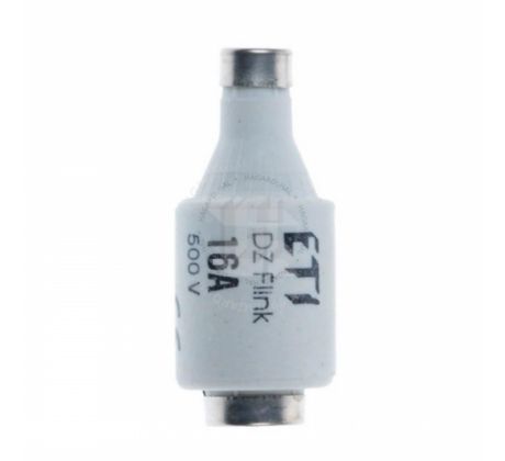 Poistka patrónová DII DZ E27 2312105 16A 500V gF rýchla