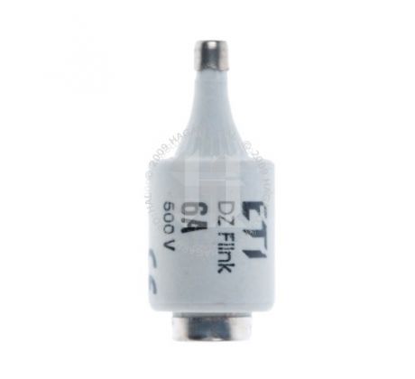 Poistka patrónová DII DZ E27 2312103 6A 500V gF rýchla