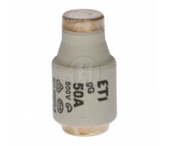 Poistka patrónová DIII TDZ E33 2313402 50A 500V gG/gL pomalá