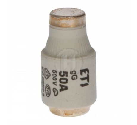 Poistka patrónová DIII TDZ E33 2313402 50A 500V gG/gL pomalá