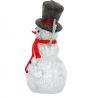 Snehuliak z akrylu s LED 45 cm