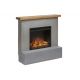 Elektrický krb Tagu Rolf Concrete Grey
