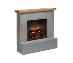 Elektrický krb Tagu Rolf Concrete Grey - Powerflame 2