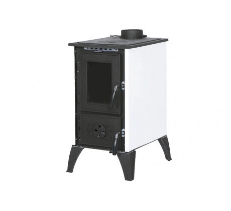 Krbové kachle 806 IGLO, 9 kW, liatina, biele