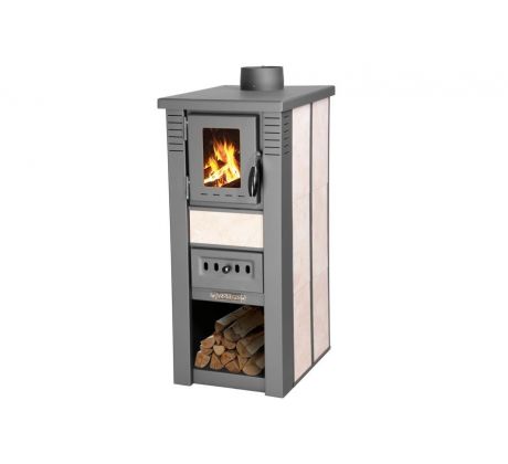Krbové kachle Pro Lava Ceramic, 6,5 kW, 120 mm, béžová