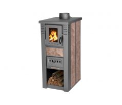 Krbové kachle Pro Lava Ceramic, 6,5 kW, 120 mm, mocca