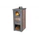 Krbové kachle Pro Lava Ceramic, 6,5 kW, 120 mm, mocca
