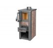Krbové kachle Pro Lava Ceramic, 6,5 kW, 120 mm, mocca
