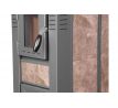 Krbové kachle Pro Lava Ceramic, 6,5 kW, 120 mm, mocca