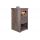 Krbové kachle Nova Ceramic, 7,5 kW, 120 mm, mocca