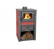 Krbové kachle Nova Ceramic, 7,5 kW, 120 mm, červená
