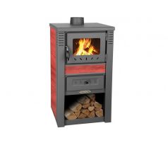 Krbové kachle Nova Ceramic, 7,5 kW, 120 mm, červená