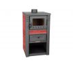 Krbové kachle Nova Ceramic, 7,5 kW, 120 mm, červená