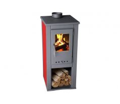 Krbové kachle Thalia Okta M, 3,9 kW, 120 mm, červená