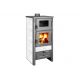 Krbové kachle Pro TAURUS Ceramic, biela, 12 kW, 120 mm, s rúrou na pečenie