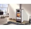 Krbové kachle Pro TAURUS Ceramic, biela, 12 kW, 120 mm, s rúrou na pečenie
