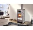 Krbové kachle Pro TAURUS Ceramic, šedá, 12 kW, 120 mm, s rúrou na pečenie