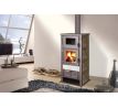 Krbové kachle Pro TAURUS Ceramic, mocca, 12 kW, 120 mm, s rúrou na pečenie