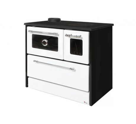 Sporák na tuhé palivo 701-G OMEGA Kuzine, 9,18 kW, biely, ľavý vývod