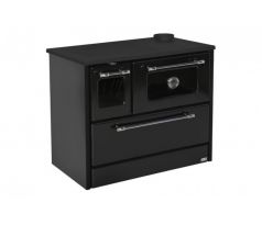 Sporák na tuhé palivo 701-G OMEGA Kuzine, 9,18 kW, čierny, pravý vývod