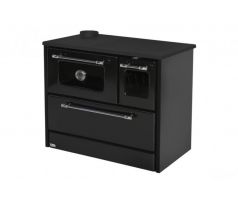 Sporák na tuhé palivo 701-G OMEGA Kuzine, 9,18 kW, čierny, ľavý vývod