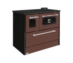 Sporák na tuhé palivo 701-G OMEGA Kuzine, 9,18 kW, hnedý, pravý vývod