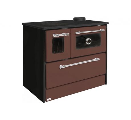 Sporák na tuhé palivo 701-G OMEGA Kuzine, 9,18 kW, hnedý, pravý vývod