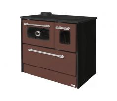 Sporák na tuhé palivo 701-G OMEGA Kuzine, 9,18 kW, hnedý, ľavý vývod