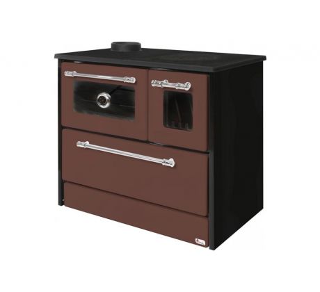 Sporák na tuhé palivo 701-G OMEGA Kuzine, 9,18 kW, hnedý, ľavý vývod