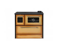 Sporák na tuhé palivo 701-G OMEGA Kuzine, 9,18 kW, kapučíno, pravý vývod