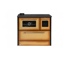 Sporák na tuhé palivo 701-G OMEGA Kuzine, 9,18 kW, kapučíno, ľavý vývod