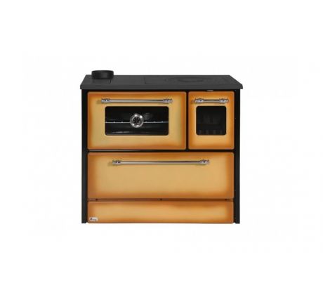 Sporák na tuhé palivo 701-G OMEGA Kuzine, 9,18 kW, kapučíno, ľavý vývod