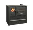 Sporák na tuhé palivo Pro PANONIA Steel, 10 kW, čierny, pravý vývod