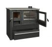 Sporák na tuhé palivo Pro PANONIA Steel, 10 kW, čierny, pravý vývod