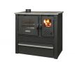 Sporák na tuhé palivo Pro PANONIA Steel, 10 kW, čierny, ľavý vývod