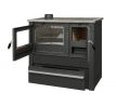 Sporák na tuhé palivo Pro PANONIA Steel, 10 kW, čierny, ľavý vývod
