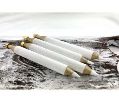 Ceruzky sypané bielo-zlaté 909/1170/4ks – bez nápisu