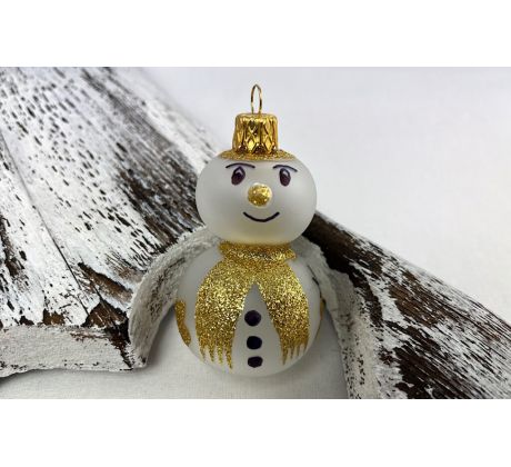 Snehuliačik 909/2183-4/1ks – zlatý
