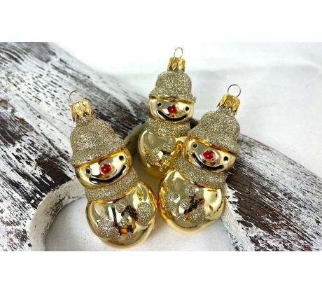 Snehuliačiky 425/542/3ks – zlaté