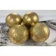 Vianočné gule 22/4492/8/4ks – zlatá metalíza