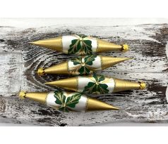 Vianočné luxusné rakety 74/800/14×3/4ks – tri zelené listy