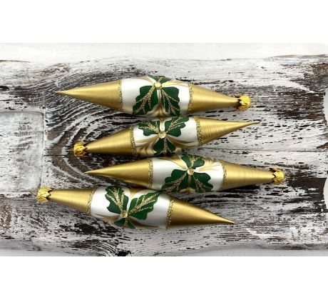 Vianočné luxusné rakety 74/800/14×3/4ks – tri zelené listy